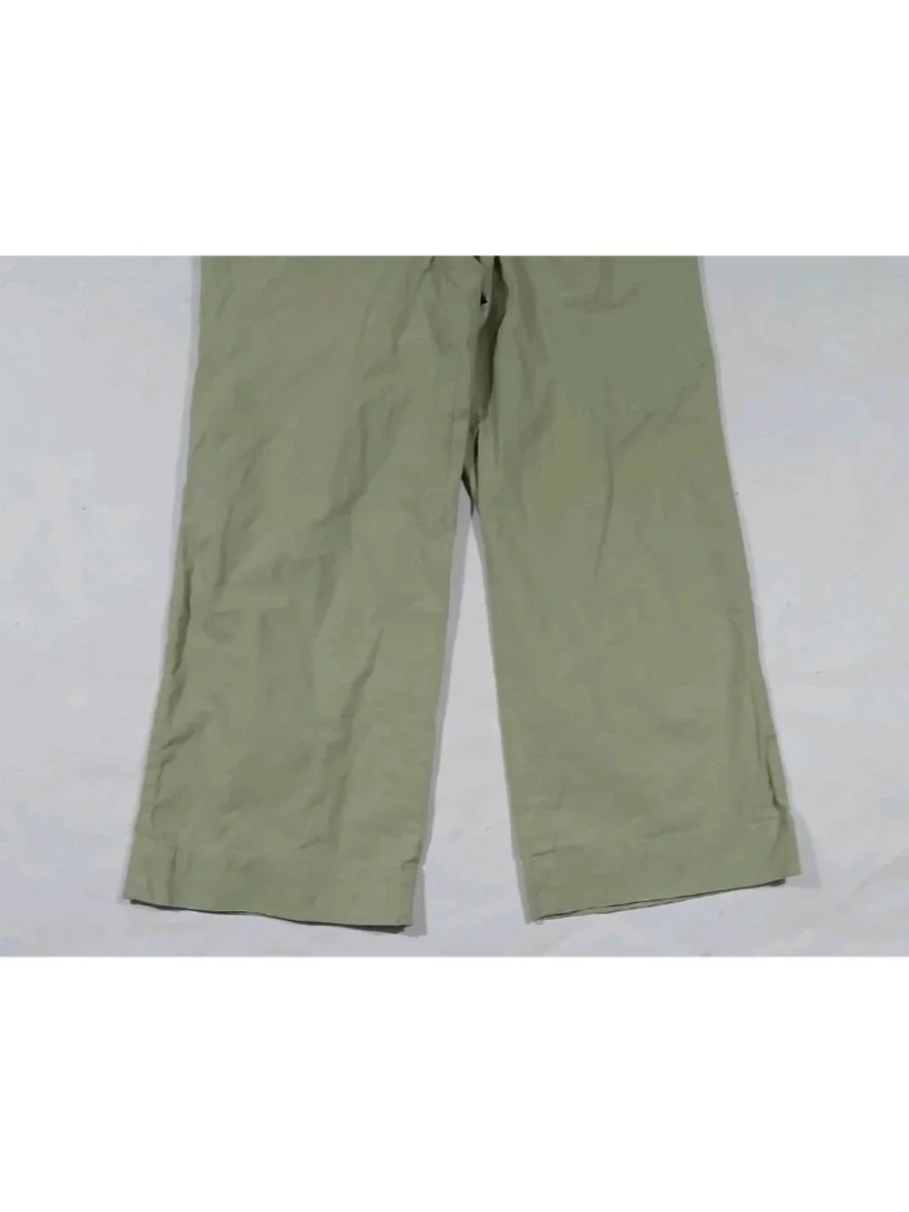 J. Crew Ella Wide Leg Linen Blend Cropped Pants